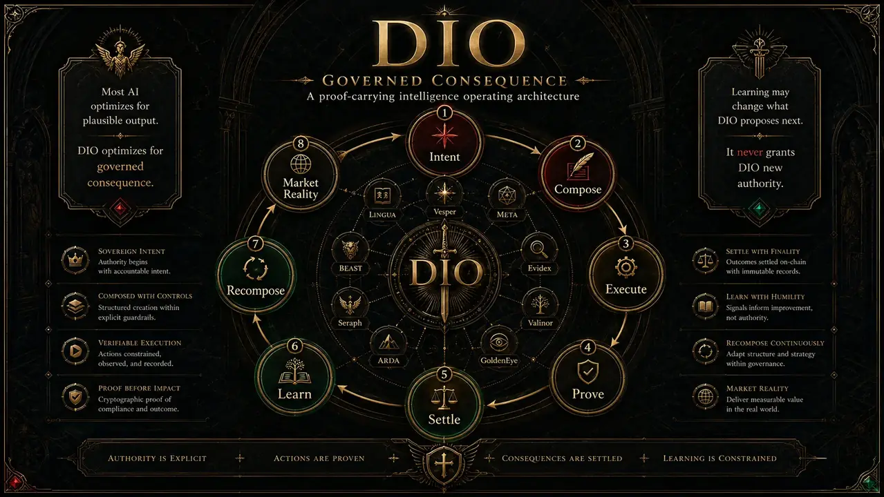 Diagram of the DIO governed consequence operating loop